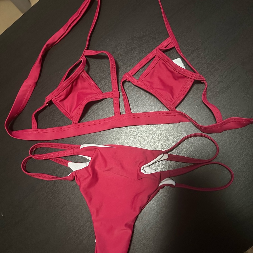 Women's Red Bikini Set